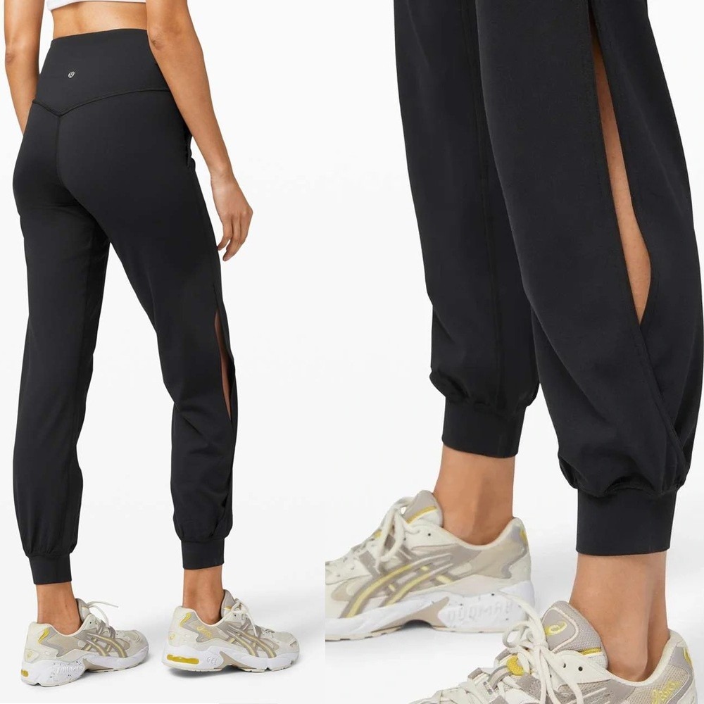 Lululemon Align Jogger Vent Size 10 Black High Rise Yoga Pants Athletic
